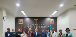Majelis Rakyat Papua (MRP) saat berkunjung ke Kantor Komnas HAM RI , foto : Amnesty