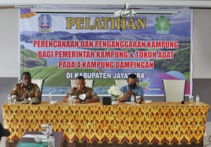 Kegiatan Pelatihan Perencanaan dan Penggaran Kampung di Empat Distrik di Kabupaten Jayapura , foto : nesta/jeratpapua.org