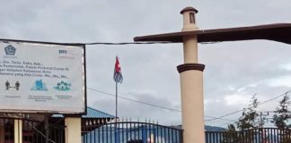 Bendera Bintang Kejora Berkibar di Pasar Sinakma Kota Wamena Jayawijaya, :nesta/jeratpapua.org