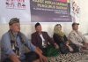 Masyarakat Adat Lombok Tengan saat Pernyataan Sikap Siap sukseskan KMAN VI, foto : aman , jeratpapua.org