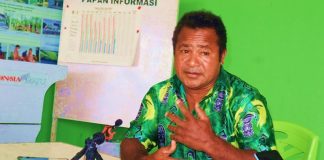 Kepala Kampung Nendali Wemfrid Wally, foto : nesta/jeratpapua.org