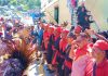 Duta -duta Masyarakat Adat Maluku saat Tiba di Pelabuhan Jayapura menggunakan salam sapaan Khas Tanah Tabi , foto : nesta/jeratpapua.org