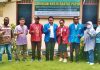 foto bersama Staf Jerat Papua dan Mahasiswa Magang Unversitas Muhammadiyah Jayapura di Lembaga Jerat Papua, foto : nesta/jeratpapua.org