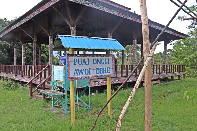 Salah satu Rumah Adat (OBHE) di Kampung Adat Yokiwa Distrik Sentani Timur Kabupaten Jayapura, foto : nesta/jeratpapua.org