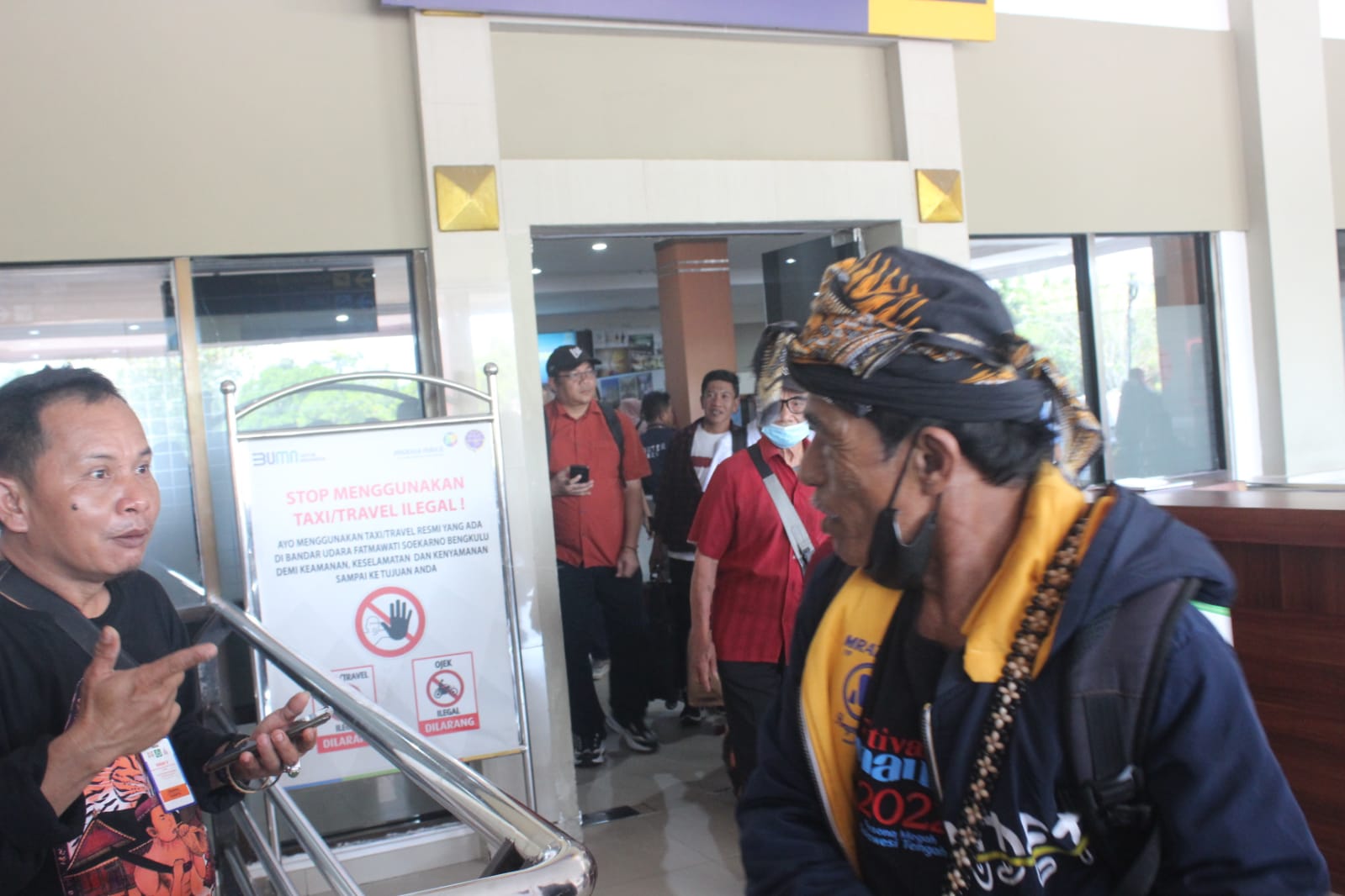 Peserta Rakernas AMAN saat Tiba di Bengkulu, foto : nesta/jeratpapua.org