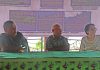 Masyarakat Adat Nendali Bersama Kuasa Hukum saat menggelar Konfrensi Pers di Obhe Ondofolo Nendali
